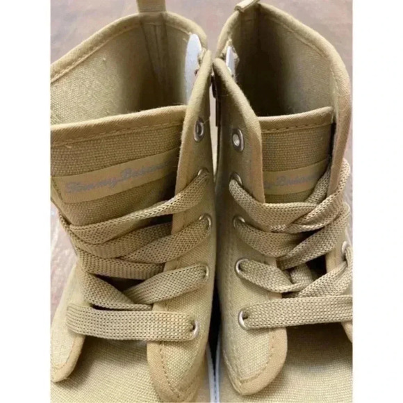 Tommy Bahama nude high tops lace ups side zip mushroom bouts. Sz 10.‎ NWT - Picture 4 of 8